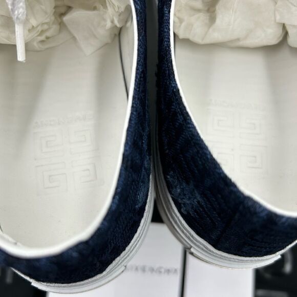 Men’s Givenchy four G navy distressed city sneakers size 43, made in Italy - Picture 6 of 11